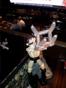 Restaurant Wrestler Balloon