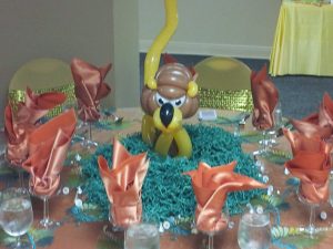 Twisted Balloon Lion Centerpiece