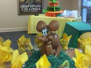 Twisted Balloon Elephant Centerpiece