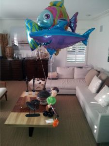 Guy that likes fishing Balloon Delivery