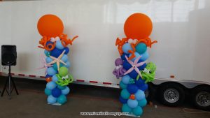 Another Under The Sea Themed Balloon Column