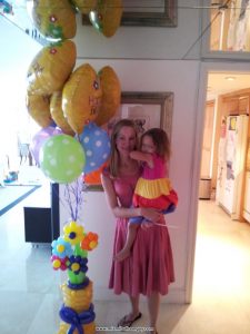 Golden Pastel Balloon Delivery