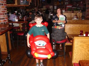 Lightning McQueen Wearable Balloon