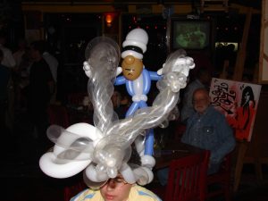 Frozone Restaurant Balloon Front View