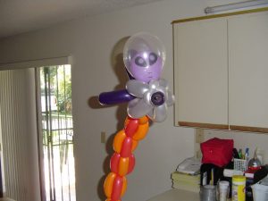 Alien ship Balloon Decor
