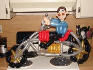 Guy on a motorcycle closeup