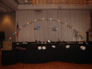 It's a boy linked Balloon helium Arch