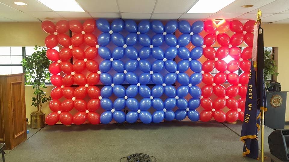 Basic Linked Balloon Wall The Miami Balloon Guy