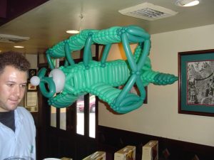 Balloon biplane