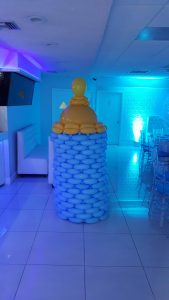 Balloon brick weave baby bottle