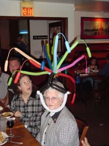 Balloon jester hat