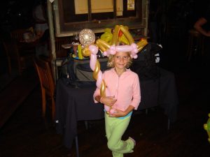 Balloon princess wearable balloon.