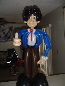 Balloon thumbs up guy