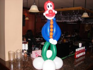 Clown Balloon Centerpiece three