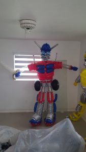 Full sized Optimus Prime Tranformers balloon parody