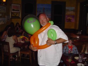 Giant alien wearable balloon