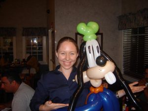 Goofy parody wearable balloon