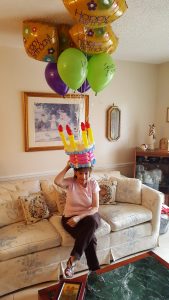 Happy Birthday Balloon Cake bouquet