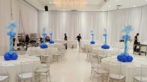 Its a boy teddy bear balloon centerpieces