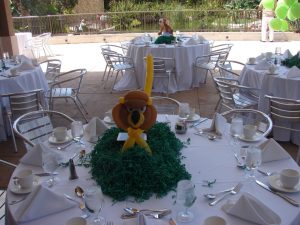 Lion Balloon centerpiece