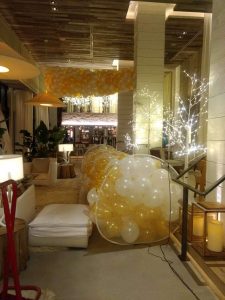 New Years Balloon drop construction at the W hotel part six