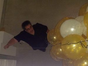 New Years Balloon drop construction at the W hotel part three