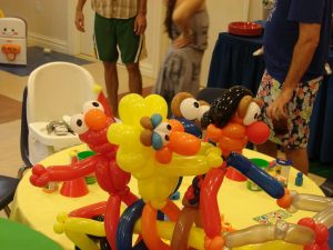 Sesame Street balloon parody on bike part one