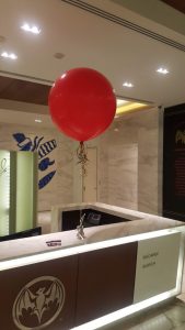 Three foot balloon delivered