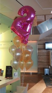 Twenty First Birthday Balloon delivery