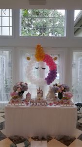 Unicorn balloon garland wall hanging